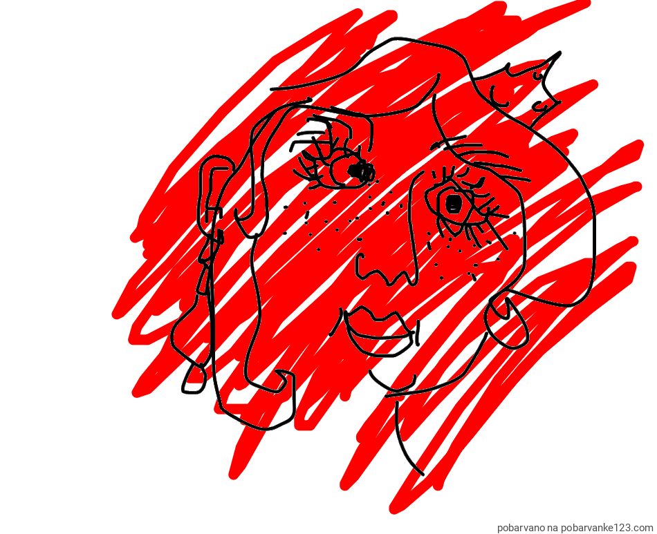 POBARVANA POBARVANKA - princeska alizabeta