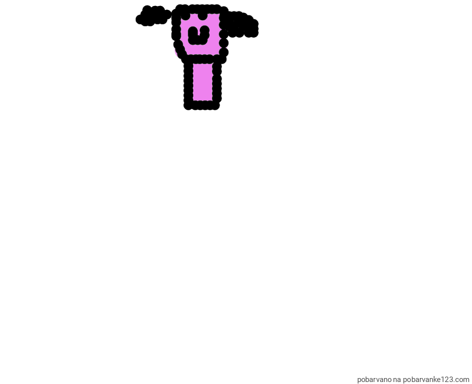 POBARVANA POBARVANKA - roza sprunki