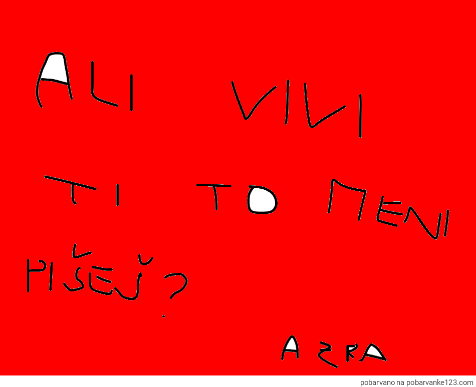 POBARVANA POBARVANKA - Sporocilo za vivi