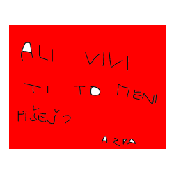 Pobarvana pobarvanka - Sporocilo za vivi