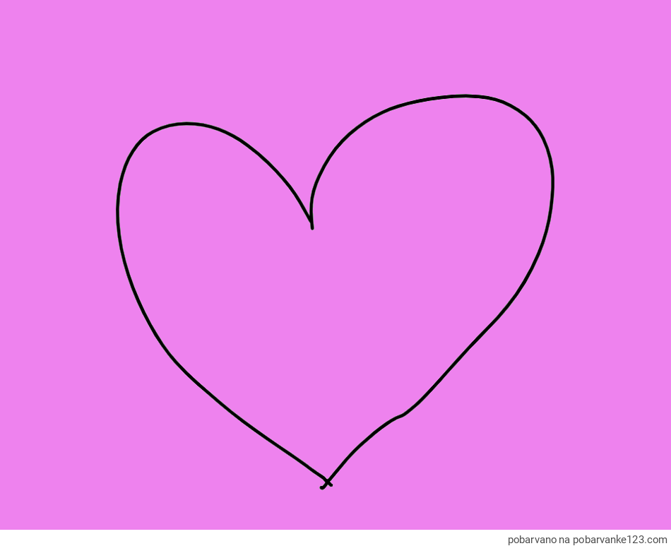 POBARVANA POBARVANKA - Srček