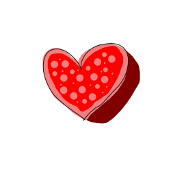 POBARVANA POBARVANKA - Srček