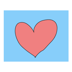 POBARVANA POBARVANKA - Srček