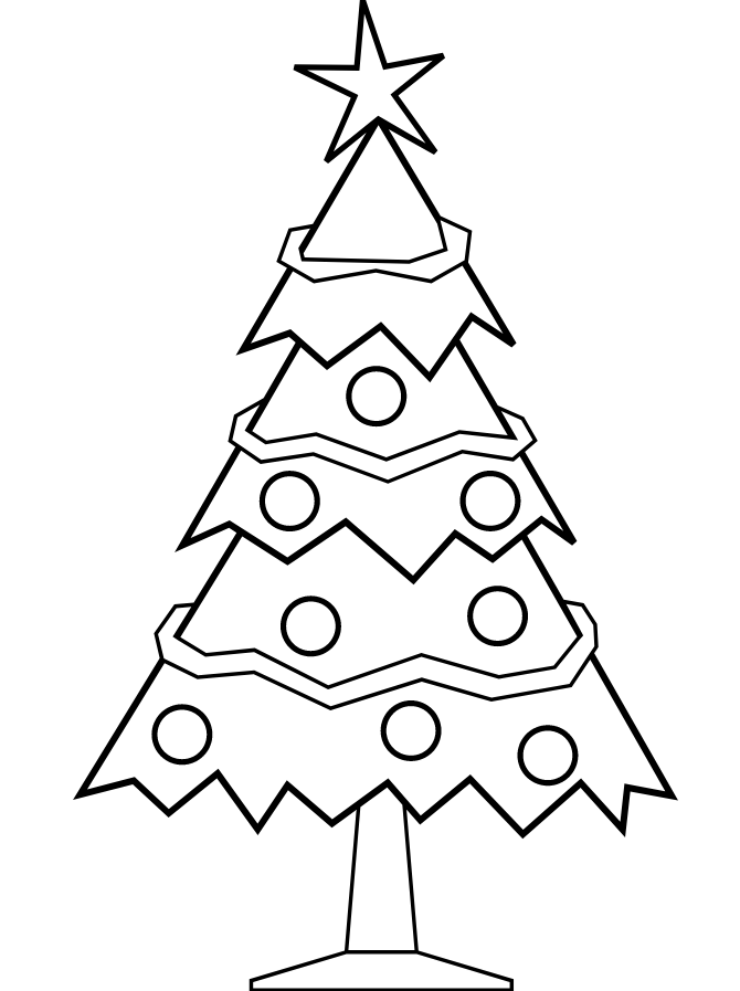 Pobarvanka božične smrečice