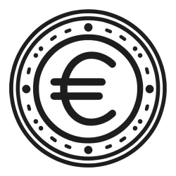 Pobarvanka evrskega kovanca