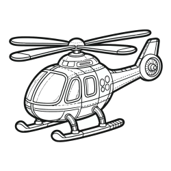 Pobarvanka helikopterja