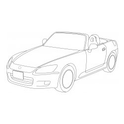 Pobarvanka avtomobila znamke Honda