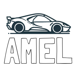 Online izdelana pobarvanka - Pobarvanka imena AMEL in otroška pobarvanka dirkalnega avtomobila