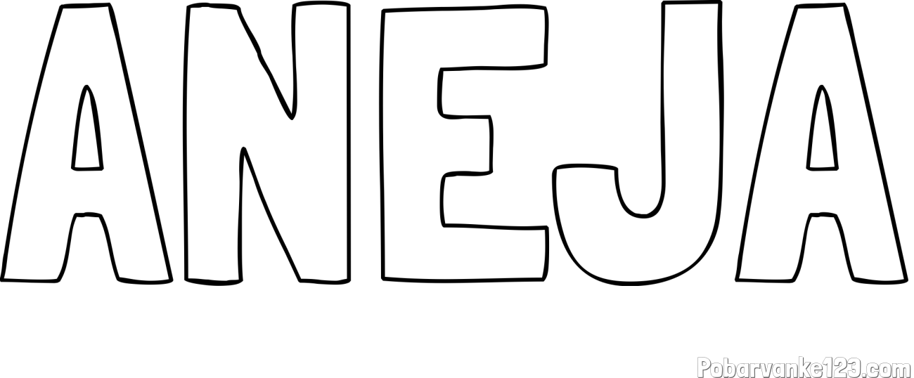Pobarvanka imena ANEJA