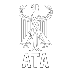 Online izdelana pobarvanka - Pobarvanka imena ATA in pobarvanka abstraktne upodobiteve orla