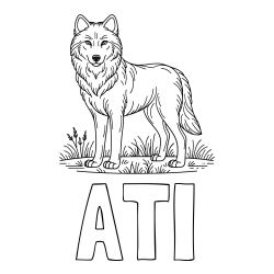 Pobarvanka imena ATI