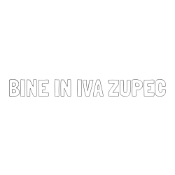 Online izdelana pobarvanka - Pobarvanka imena BINE IN IVA ŽUPEC