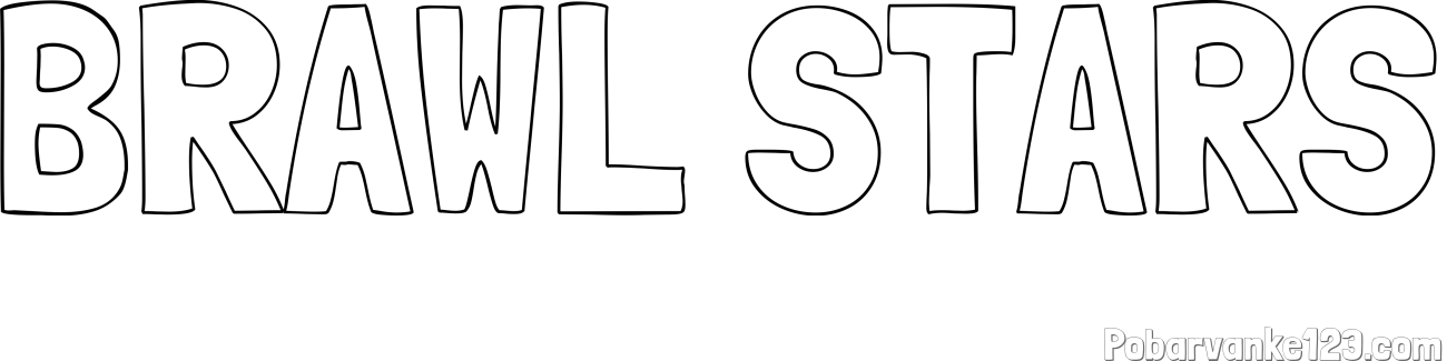 Pobarvanka imena BRAWL STARS