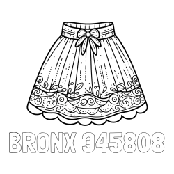 Online izdelana pobarvanka - Pobarvanka imena BRONX 345808 in pobarvanka ženskega krila