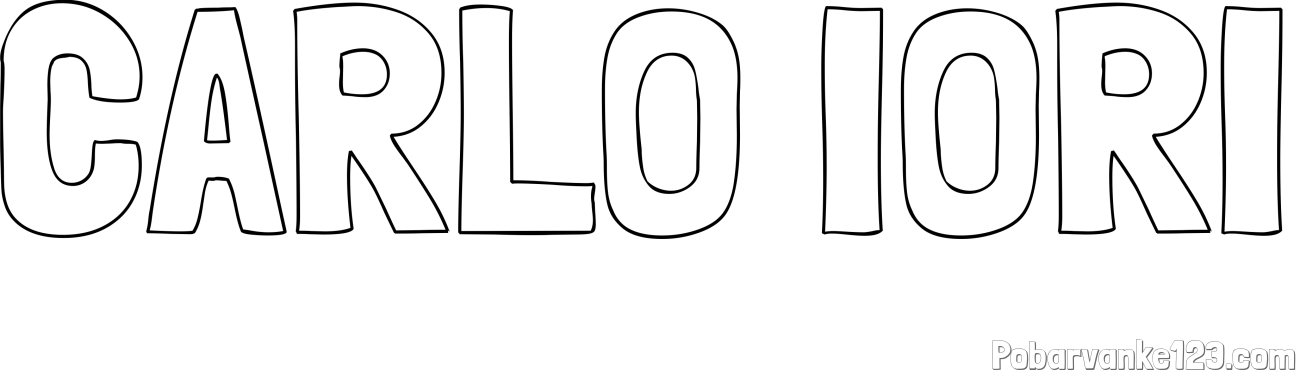 Pobarvanka imena CARLO IORI