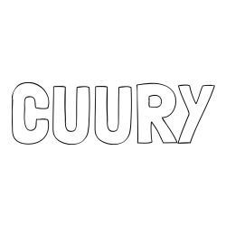 Online izdelana pobarvanka - Pobarvanka imena CUURY