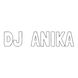 Online izdelana pobarvanka - Pobarvanka imena DJ  ANIKA