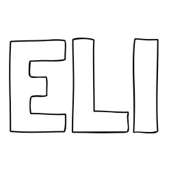 Pobarvanka imena ELI