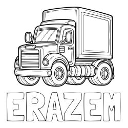 Pobarvanka imena ERAZEM