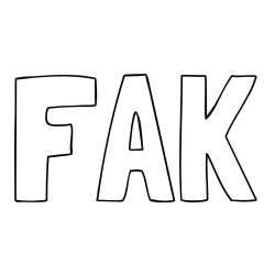 Pobarvanka imena FAK