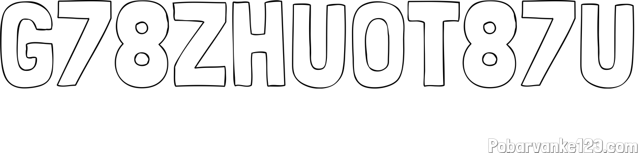 Pobarvanka imena G78ZHUOT87U