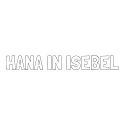 Online izdelana pobarvanka - Pobarvanka imena HANA IN ISEBEL