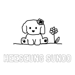 Online izdelana pobarvanka - Pobarvanka imena HEESEUNG SUNOO in KUŽIKA