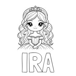 Pobarvanka imena IRA