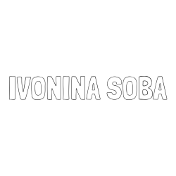 Online izdelana pobarvanka - Pobarvanka imena IVONINA SOBA
