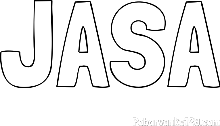 Pobarvanka imena JAŠA