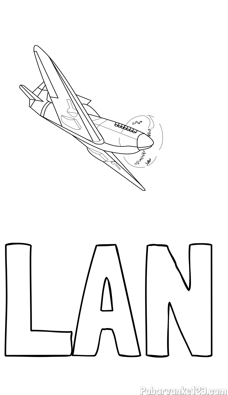 Pobarvanka imena LAN in pobarvanka lovca