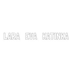 Online izdelana pobarvanka - Pobarvanka imena LARA   EVA   KATINKA