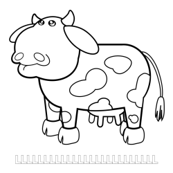 Online izdelana pobarvanka - Pobarvanka imena LLLLLLLLLLLLLLLLLLLLLLLLL in otroška pobarvanka smešne krave