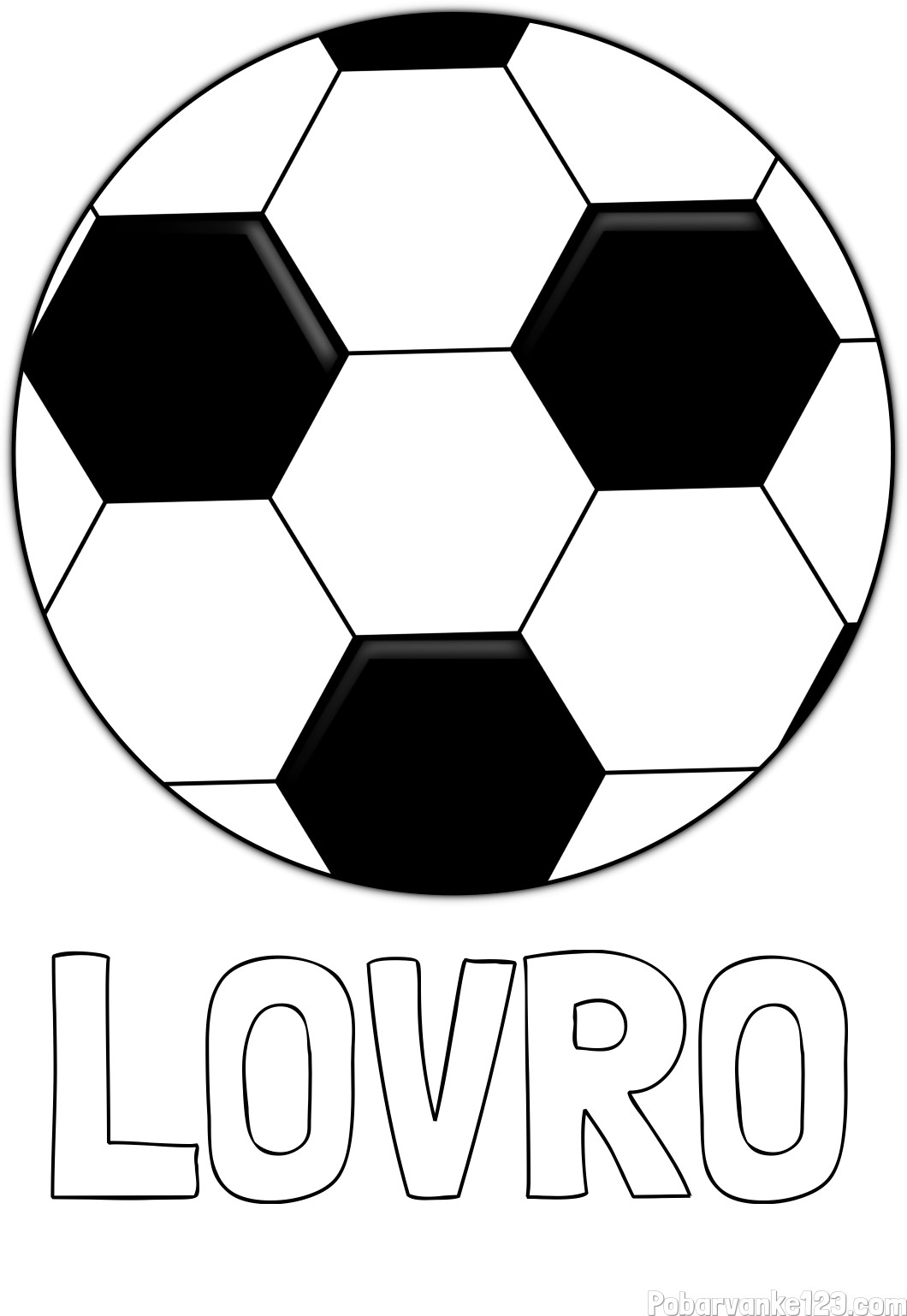 Pobarvanka imena LOVRO