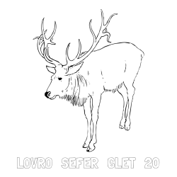 Online izdelana pobarvanka - Pobarvanka imena LOVRO   ŠEFER   6LET   20 in pobarvanka velikega jelena