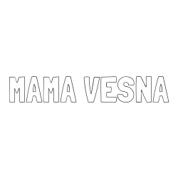 Online izdelana pobarvanka - Pobarvanka imena MAMA VESNA