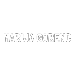 Online izdelana pobarvanka - Pobarvanka imena MARIJA GORENC