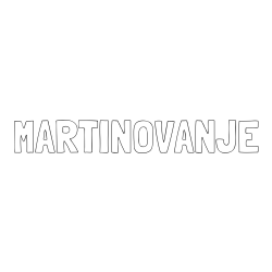Pobarvanka imena MARTINOVANJE