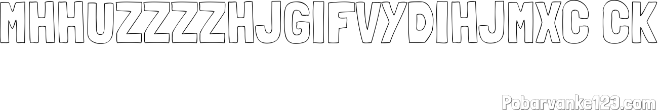 Pobarvanka imena MHHUZZZZHJGIFVYDIHJMXC ĆK