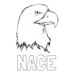 Online izdelana pobarvanka - Pobarvanka imena NACE in pobarvanka orlove glave