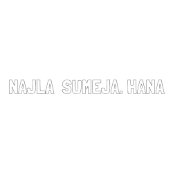 Online izdelana pobarvanka - Pobarvanka imena NAJLA  SUMEJA. HANA