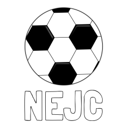 Pobarvanka imena NEJC in pobarvanka nogometne žoge