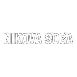 Online izdelana pobarvanka - Pobarvanka imena NIKOVA SOBA