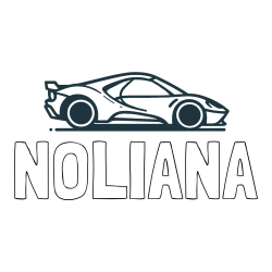 Online izdelana pobarvanka - Pobarvanka imena NOLIANA in otroška pobarvanka dirkalnega avtomobila