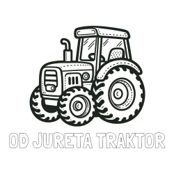 Pobarvanka imena OD JURETA TRAKTOR in pobarvanka čudovitega traktorja