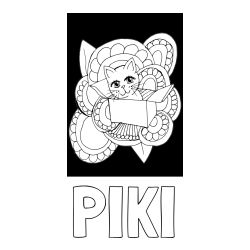 Pobarvanka imena Piki