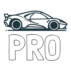Pobarvanka imena PRO in otroška pobarvanka dirkalnega avtomobila
