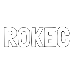 Online izdelana pobarvanka - Pobarvanka imena ROKEC