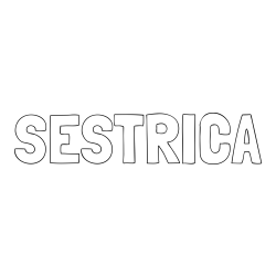 Pobarvanka imena SESTRICA