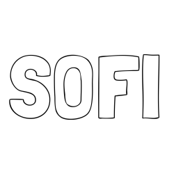 Pobarvanka imena SOFI
